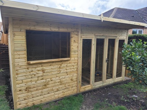 12x8 summerhouse garden room - 12x8,