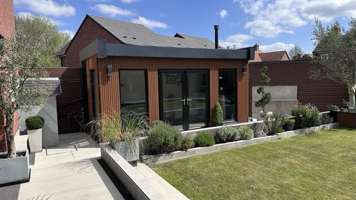 Garden room structure office - garden,