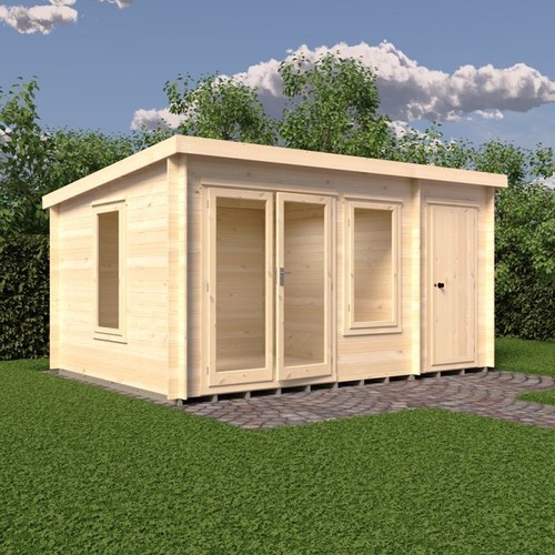 Garden log cabin - garden,