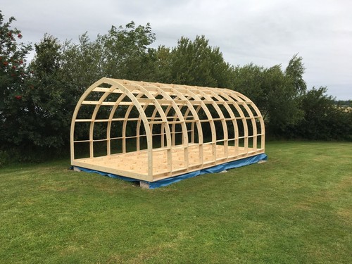Glamping pod frame garden - glamping,