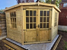 8X8 CORNER HOUSE SUMMERHOUSE