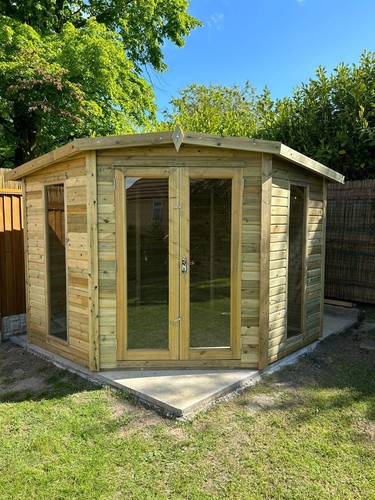 10x10 corner house summerhouse - 10x10,