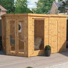WOODEN CORNER GARDEN ROOM