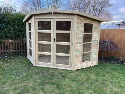 8x8 corner house summerhouse - corner,