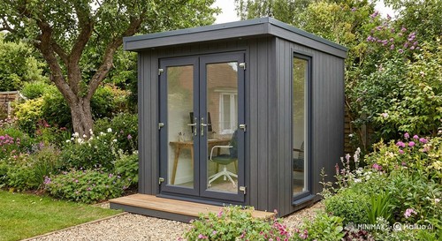 2m garden office - 2.5m,