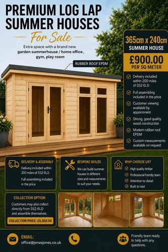365cm 240cm garden office - ,